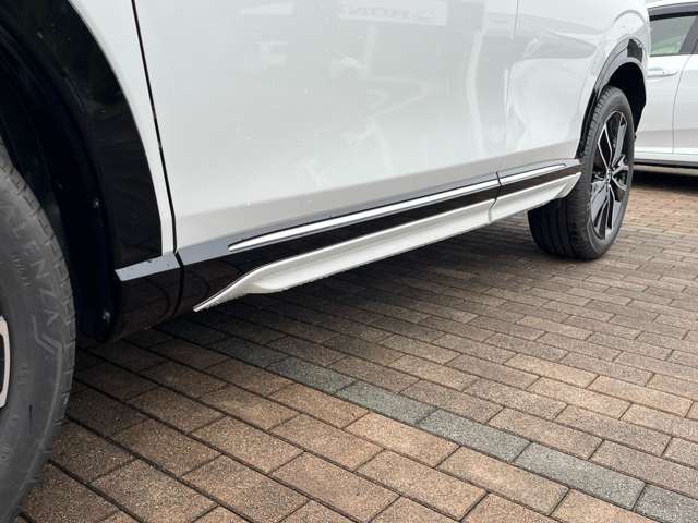 サイドロアーガーニッシュ付き。フロント・リアも装備されておりますので、一気に高級感のあふれるお車となっております！！！