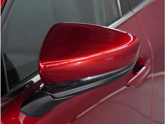 【ドアミラーウインカー】格好良さだけではなく対向車両からの視認性もよく安全に走行する為の安全装備のひとつです。