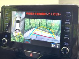 【パノラミックビューモニター】専用のカメラにより、上から見下ろしたような視点で360度クルマの周囲を確認することができます☆死角部分も確認しやすく、狭い場所での切り返しや駐車もスムーズに行えます。