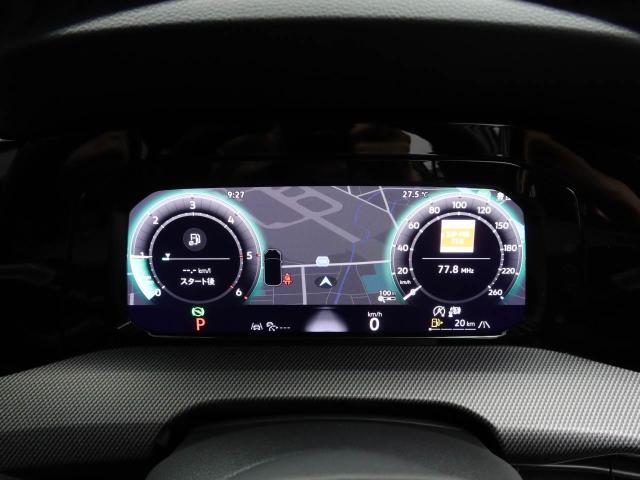 視認性と操作性の良さを両立したドイツ車ならではのスピードメーターです。