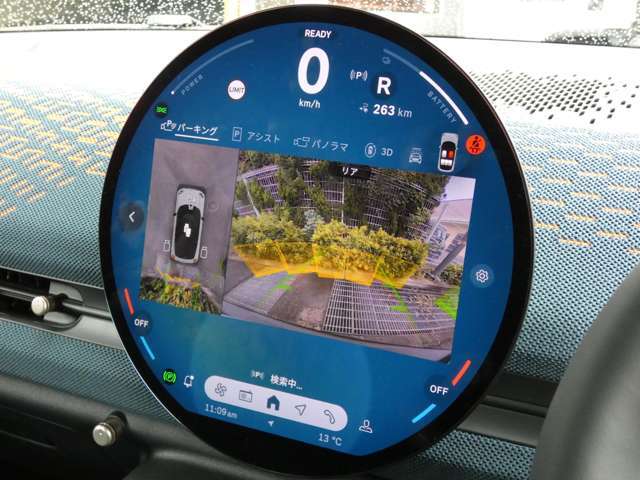 障害物センサー付きのバックモニター搭載！バック時の後方確認をサポート！