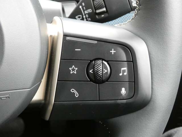 ハンドルから手を離すことなくオーディオの音量調整などが可能です！