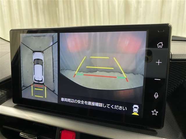 ☆全方位モニター付きです！車両を上から見たような映像をディスプレイオーディオ画面に表示。運転席からの目視だけでは見にくい、車両周辺の状況をリアルタイムでしっかり確認できます☆