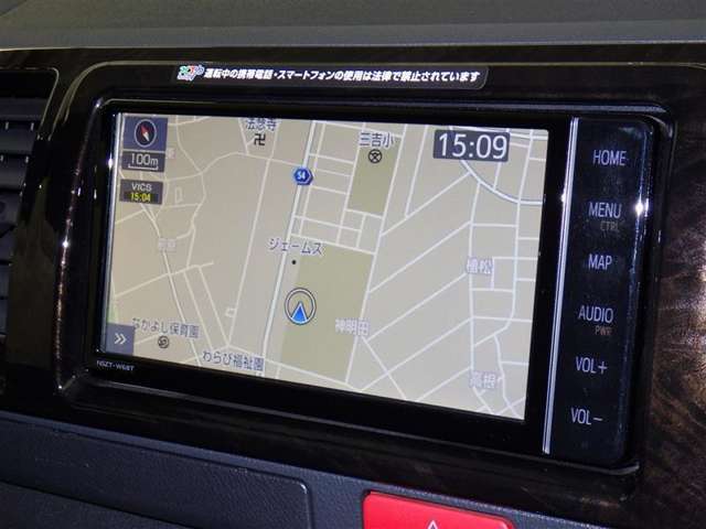 ナビ装着車で知らない道もラクラク！