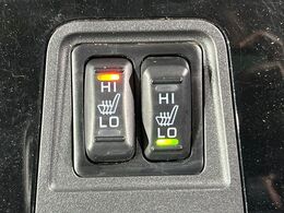 【シートヒーター】寒い日に重宝するシートヒーター！エアコンより早く温まってくれるので寒がりの人も安心ですね♪エアコンの温風は乾燥するから苦手、という方にもをおすすめです。