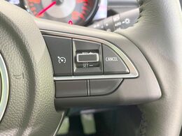 【クルーズコントロール】高速道路もラクラク走行。アクセルを離しても一定速度で走行ができ、長距離運転時の負担を軽減！加速・減速も簡単なスイッチ操作で調整できます。