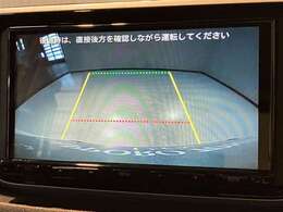 バックガイドモニターで、後方を確認しながら安心して駐車することができます。運転初心者も熟練者も必須の機能ですよ！