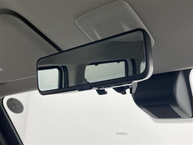 【バックミラー】大きくて見やすいので、後方を見るときも安心です！