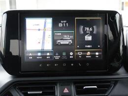 スズキ純正の9インチメモリーナビゲーションを装着！大きな画面で視認性、操作性ばっちり◎AM/FMラジオやフルセグTV、CDやDVD視聴に加え、Bluetooth接続も可能！様々な方法で楽しめます♪