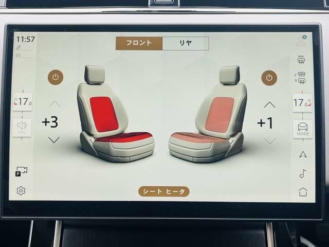 シートヒータ付きフロント12WAY電動シート メモリー機能付き でお好みのドライビングポジションに調整可能です。