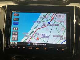 CD，DVD再生機能付きナビ。