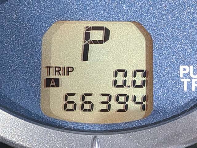 入庫時走行距離：66394km
