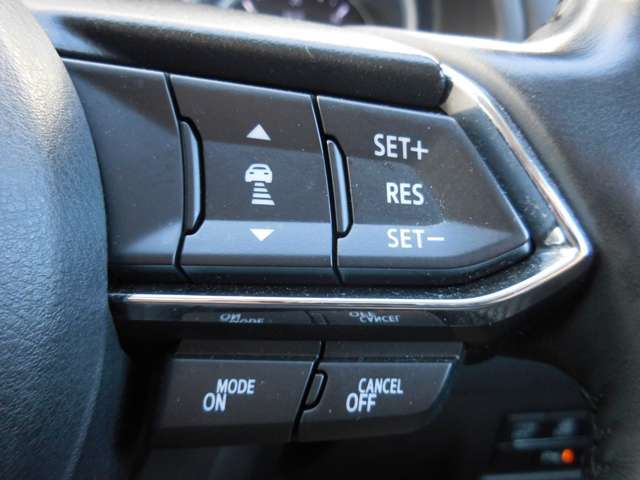 登録した速度に保ち走行するレーダークルーズコントロール付き。高速やバイパスでの運転支援に役立つ便利アイテムです！