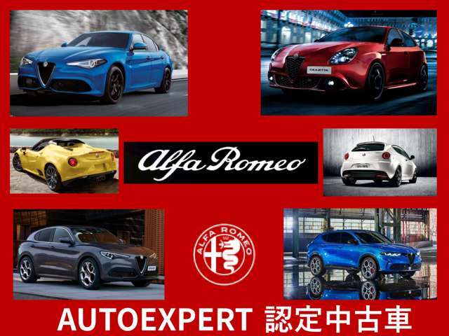 GIULIETTA / GIULIA / STELVIO / TONALE 幅広いラインナップからあなただけの一台をお選びいただけます！