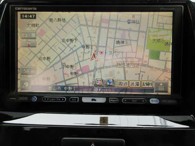 ドライブには欠かせないアイテムの一つですね。ナビゲーション装備です。