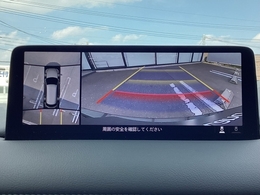 狭い場所での駐車やすれ違いなどでより的確な運転操作に役立つ360°ビューモニターが装備されています。