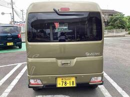 後ろからの写真です