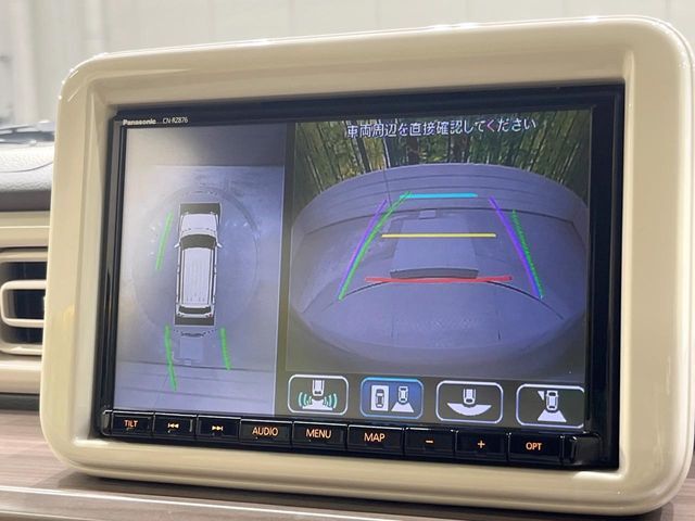 【全方位モニター用カメラ】専用のカメラにより、上から見下ろしたような視点で360度クルマの周囲を確認することができます☆縦列駐車や幅寄せ時に活躍してくれます♪