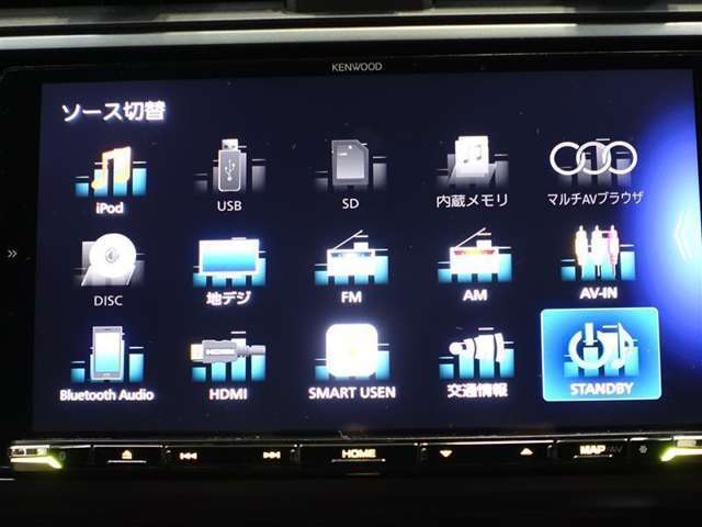 TV、ラジオ、Bluetoothオーディオも付いてます。