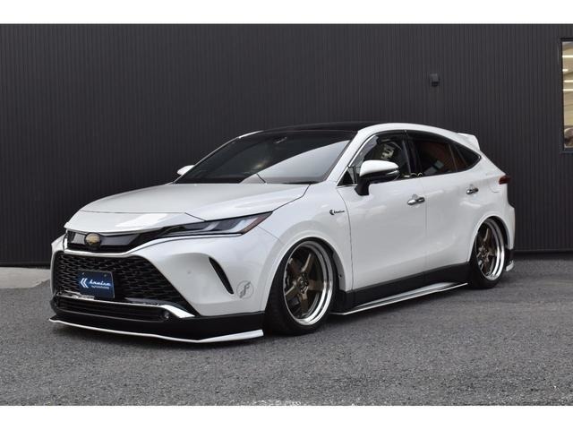 【KUHL特選車】ハリアー　Zレザーパッケージが入庫いたしました！KUHLフルカスタマイズ車両＆AIRFORCEエアサスペンション装着の車両となっております！ホイールは大口径20インチを装着！