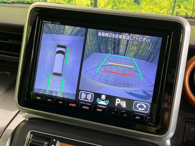【全方位モニター用カメラ】専用のカメラにより、上から見下ろしたような視点で360度クルマの周囲を確認することができます☆死角部分も確認しやすく、狭い場所での切り返しや駐車もスムーズに行えます。