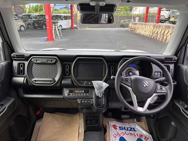 開けた視界で安心して運転できます！