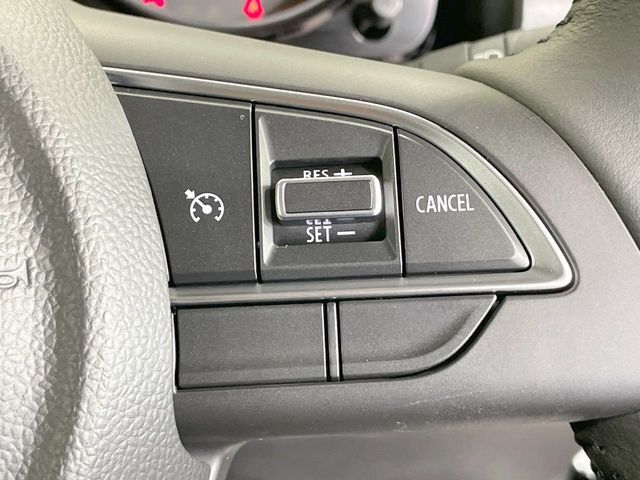 【クルーズコントロール】高速道路もラクラク走行。アクセルを離しても一定速度で走行ができ、長距離運転時の負担を軽減！加速・減速も簡単なスイッチ操作で調整できます。