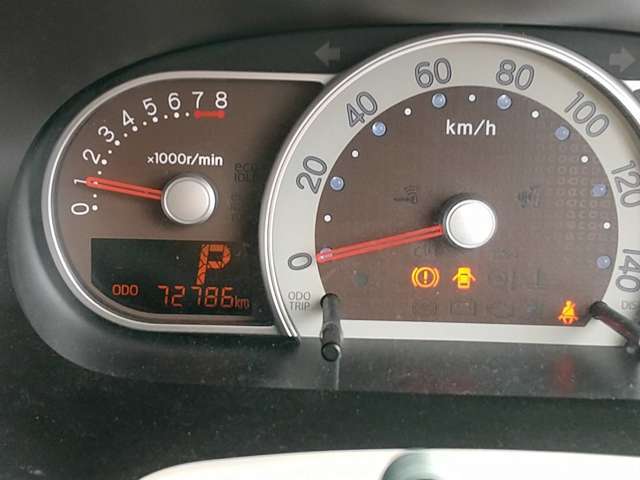 メーターの画像です！走行距離も実走行なのでご安心ください！とびきりフレッシュ　フレスカー
