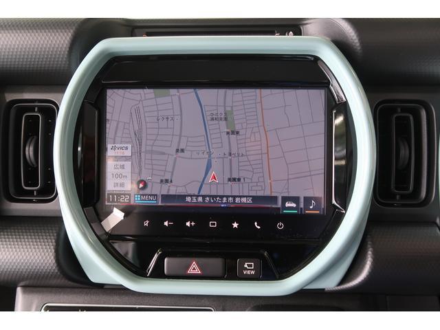 【全方位モニター付ナビ】9インチディスプレイ◎フルセグTV◎DVD/CD再生◎Bluetooth対応◎スマートフォン連携機能付き◎クルマを真上から見たような映像などを映し出す「全方位モニター」も装備◎