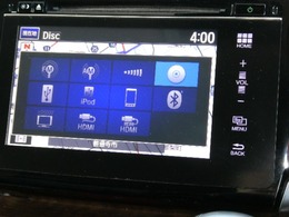 【オーディオソース】フルセグTV・DVD/CD・Bluetoothオーディオ・FM/AMラジオ再生機能付き