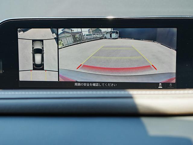 360°ビューモニターを搭載しています。コーナーセンサーと合せてお使いいただくことで、安全、安心にお車の取り回しを行っていただけます。