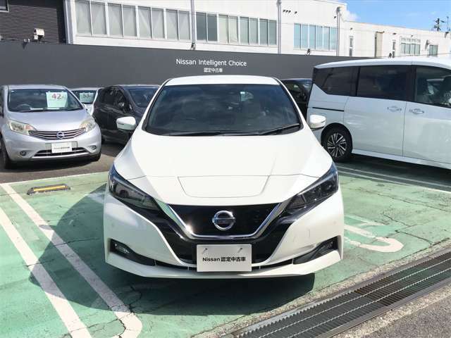 日産のブランドを象徴するVモーショングリルです。