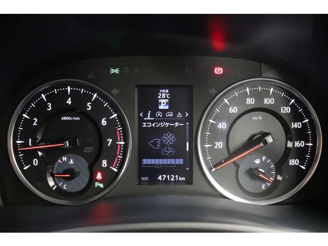 視認性のいいメーターです。