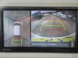 お車を上から見下ろしたような視点で駐車できる便利なパノラマモニターも装備しています！