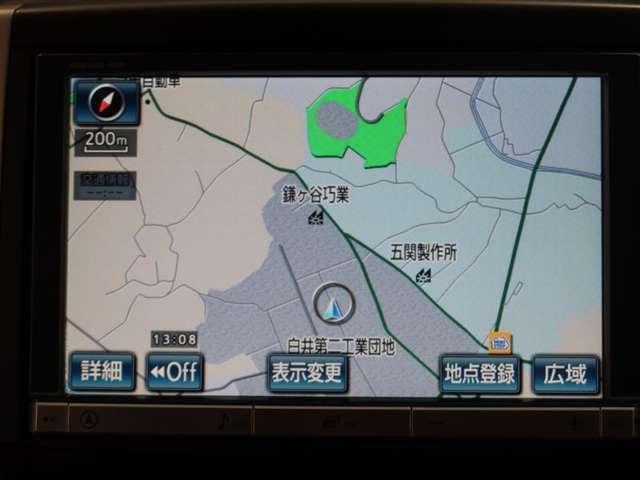 ナビゲーション付きで快適なドライブを。