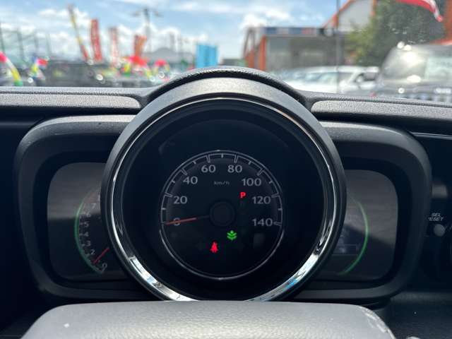 メーター周りです。汚れ等なく綺麗に保たれています。走行距離もとても見やすくなっています。