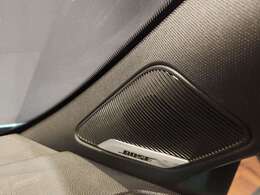 「BOSEサウンドシステム」新車販売時、半導体の影響でBOSEスピーカー未装備車両が多数の中、半導体の影響が受けていない証。