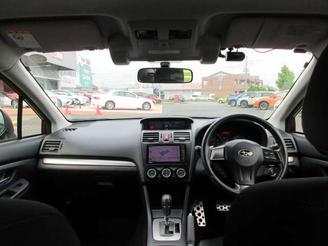 開放感のある車内です。
