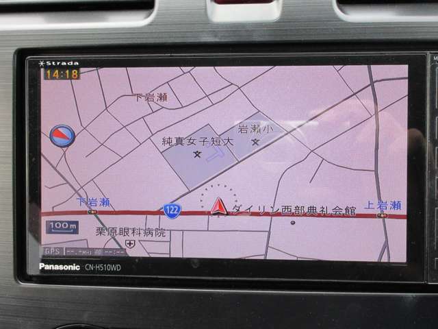 嬉しいナビ付き☆知らない土地のドライブも安心です。