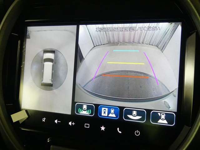 バックガイドモニターで、後方を確認しながら安心して駐車することができます。運転初心者も熟練者も必須の機能ですよ！