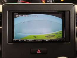 バックモニター付きですので、狭い駐車場でも安心ですね。