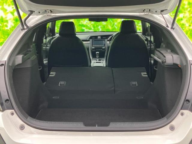 シート倒した時