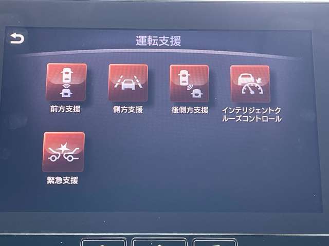 「全方位運転支援システム」　インテリジェントエマージェンシーブレーキや後退時衝突防止支援システムなどがセットになった日産の衝突回避支援システムです♪
