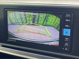【バックカメラ】駐車時に後方がリアルタイム映像で確認できます。大型商業施設や立体駐車場での駐車時や、夜間のバック時に大活躍！運転スキルに関わらず、今や必須となった装備のひとつです！