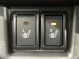 【シートヒーター】寒い日に重宝するシートヒーター！エアコンより早く温まってくれるので寒がりの人も安心ですね♪エアコンの温風は乾燥するから苦手、という方にもをおすすめです。