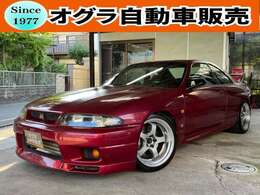 スーパークリアレッド　修復歴無し　73000km　NISMOステアリング　WORK18インチアルミ　HKSマフラー　TEIN車高調　SARDラジエーター　Defi水温＆ブースト計