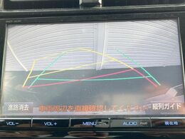 【バックカメラ】駐車時に後方がリアルタイム映像で確認できます。大型商業施設や立体駐車場での駐車時や、夜間のバック時に大活躍！運転スキルに関わらず、今や必須となった装備のひとつです！