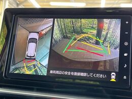 【パノラマモニター】専用のカメラにより、上から見下ろしたような視点で360度クルマの周囲を確認することができます☆死角部分も確認しやすく、狭い場所での切り返しや駐車もスムーズに行えます。