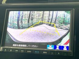 【バックカメラ】駐車時に後方がリアルタイム映像で確認できます。大型商業施設や立体駐車場での駐車時や、夜間のバック時に大活躍！運転スキルに関わらず、今や必須となった装備のひとつです！