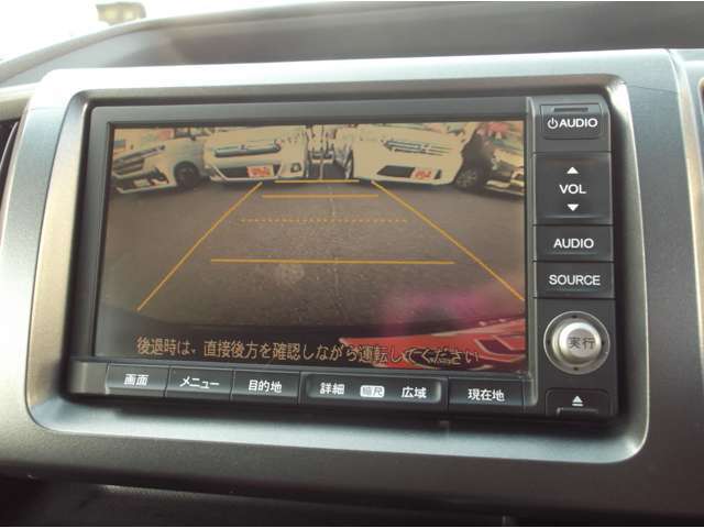 バックカメラの視界も良好です！駐車の際にも便利♪